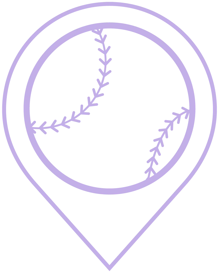 Location and ball icon
